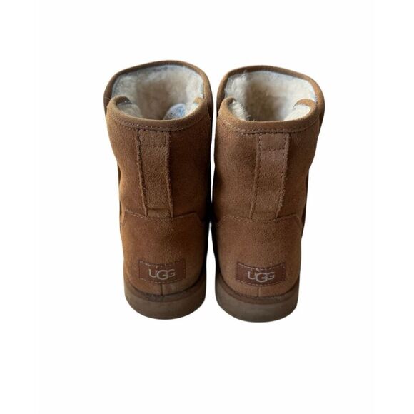 UGG Boots Cory II Genuine Shearling Lined Chestnut Tan Suede size 8 - Picture 3 of 7